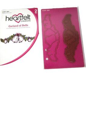Heartfelt Creations Garland of Bells Christmas Holiday Stamp and Die Combo